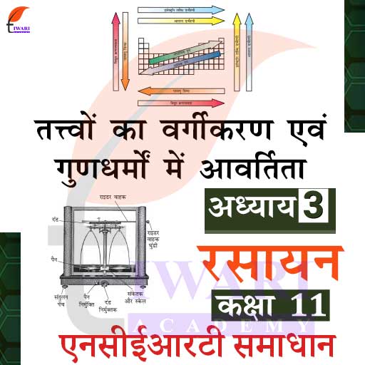 एनसीईआरटी समाधान कक्षा 11 रसायन अध्याय 3 तत्वों का वर्गीकरण