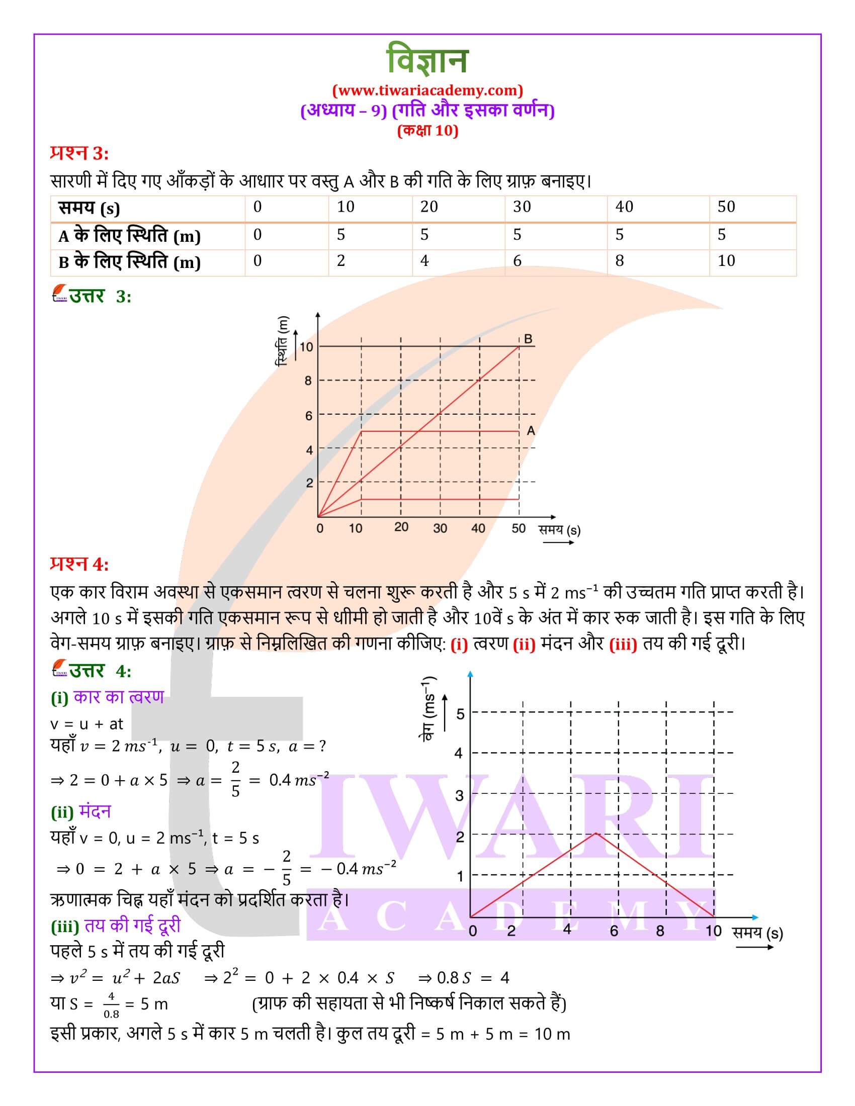 NIOS के लिए कक्षा 10 विज्ञान अध्याय 9 हिंदी में