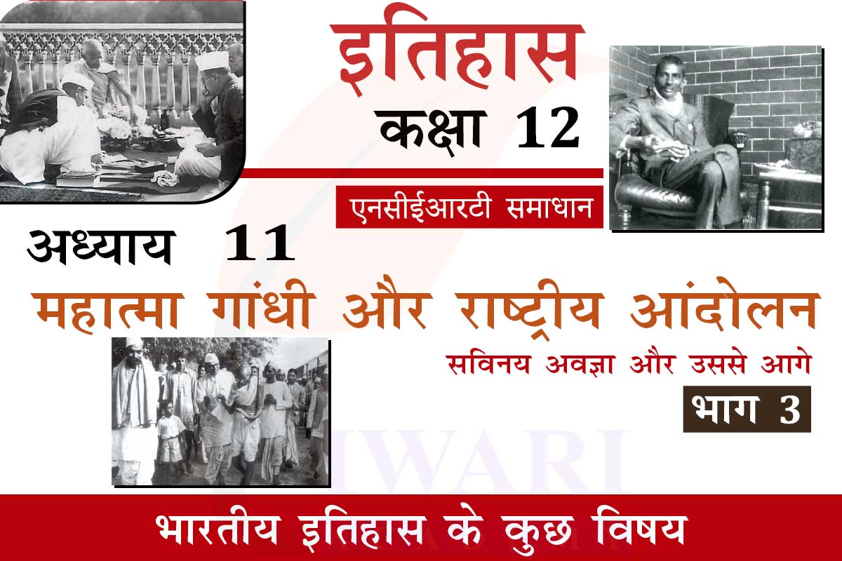 कक्षा 12 इतिहास अध्याय 11 महात्मा गांधी और राष्ट्रिय आंदोलन