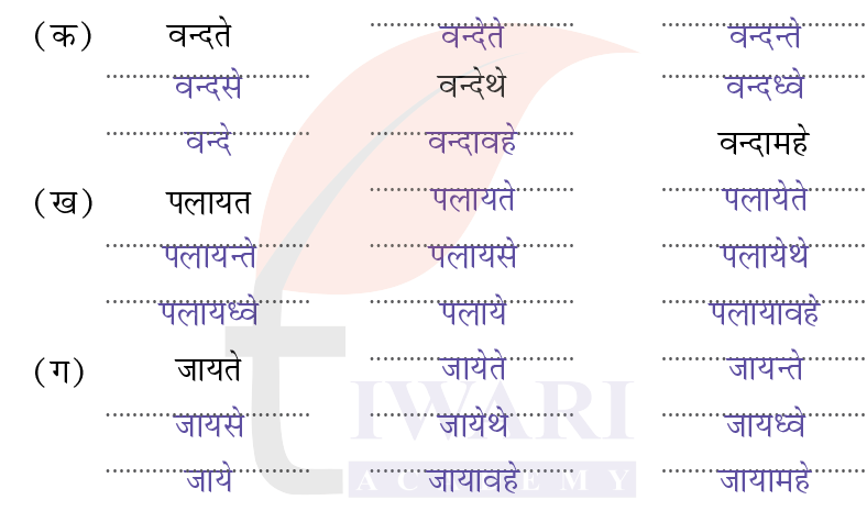 कक्षा 7 संस्कृत दीपकम् अध्याय 4 के प्रश्न 4 के उत्तर का चित्र