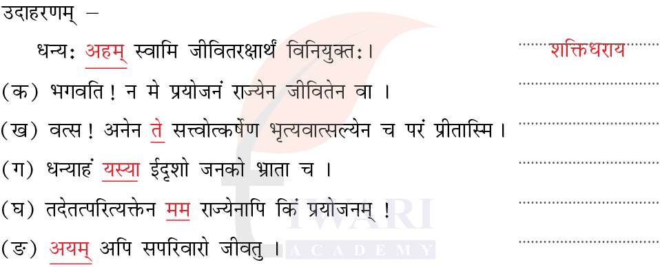 कक्षा 8 संस्कृत दीपकम् अध्याय 11 के प्रश्न 3 का चित्र