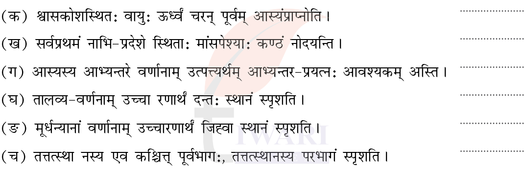 कक्षा 8 संस्कृत दीपकम् अध्याय 13 के प्रश्न 3 का चित्र