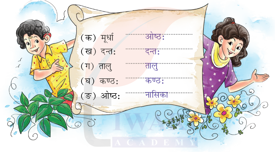 कक्षा 8 संस्कृत दीपकम् अध्याय 13 के प्रश्न 4 के उत्तर का चित्र