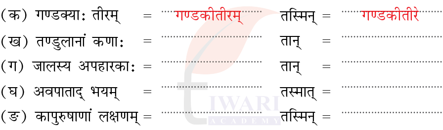 कक्षा 8 संस्कृत दीपकम् अध्याय 2 के प्रश्न 7 का चित्र