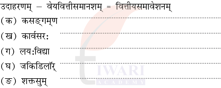 कक्षा 8 संस्कृत दीपकम् अध्याय 6 के प्रश्न 8 का चित्र