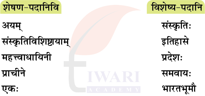 कक्षा 8 संस्कृत दीपकम् अध्याय 8 के प्रश्न 9 का चित्र