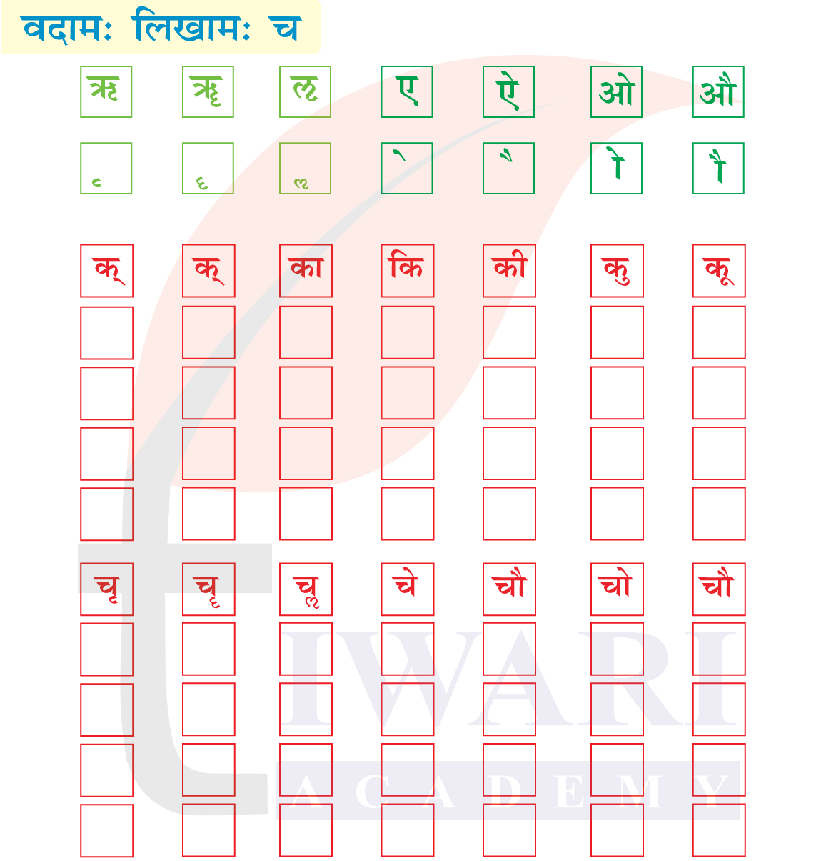 कक्षा 6 संस्कृत दीपकम् अध्याय 1 पेज 5 के रिक्त स्थान