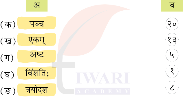 कक्षा 6 संस्कृत दीपकम् अध्याय 5 के प्रश्न 4 का चित्र