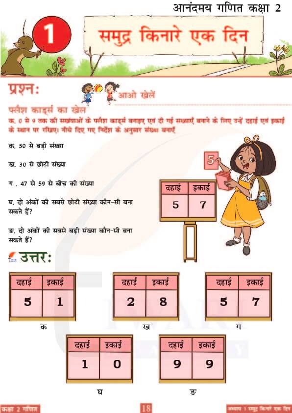 कक्षा 2 आनंदमय गणित पाठ 1 के उत्तर पेज 18