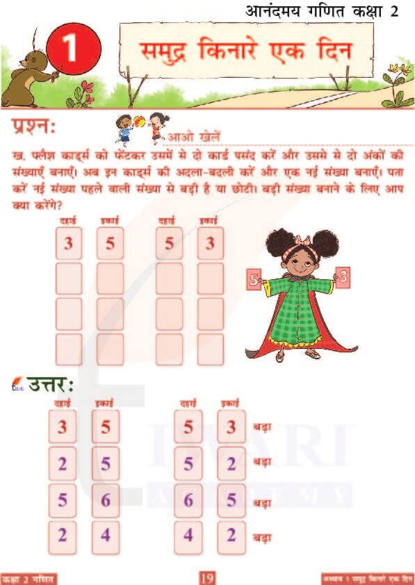 कक्षा 2 आनंदमय गणित पाठ 1 के उत्तर पेज 19