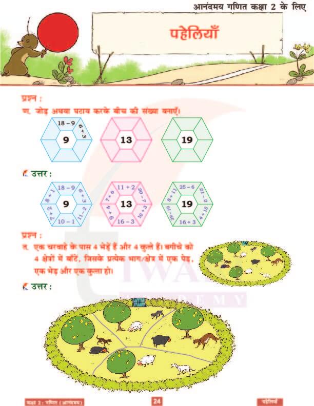 कक्षा 2 आनंदमय गणित पाठ 11 के हल पेज 24