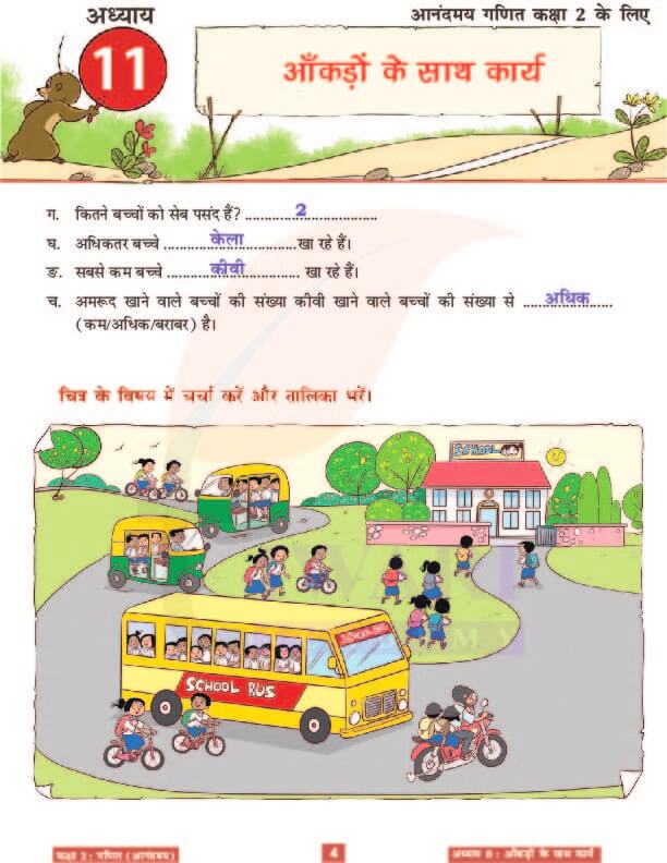 कक्षा 2 आनंदमय गणित पाठ 11 के हल पेज 4