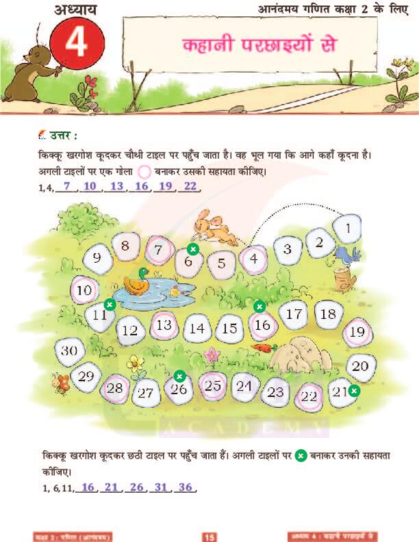 कक्षा 2 आनंदमय गणित पाठ 4 के उत्तर पेज 15