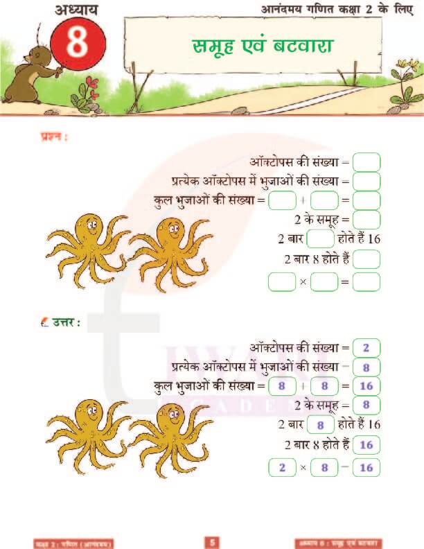 कक्षा 2 आनंदमय गणित पाठ 8 के हल पेज 5