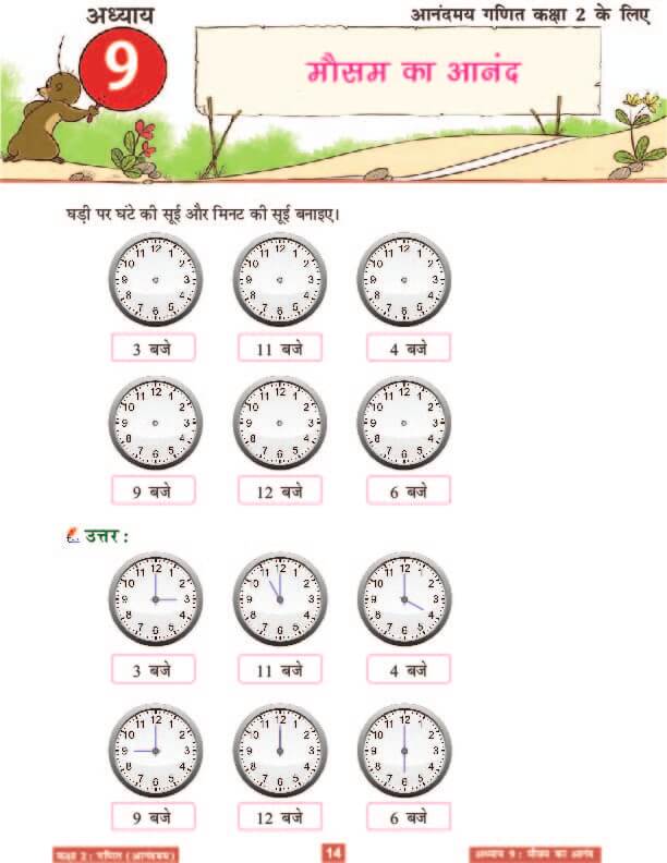 कक्षा 2 आनंदमय गणित पाठ 9 के हल पेज 14