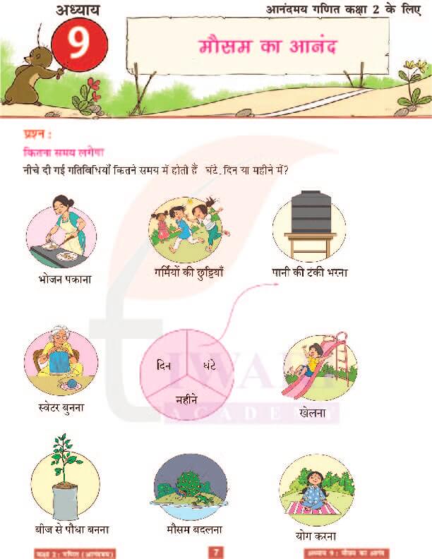 कक्षा 2 आनंदमय गणित पाठ 9 के हल पेज 7