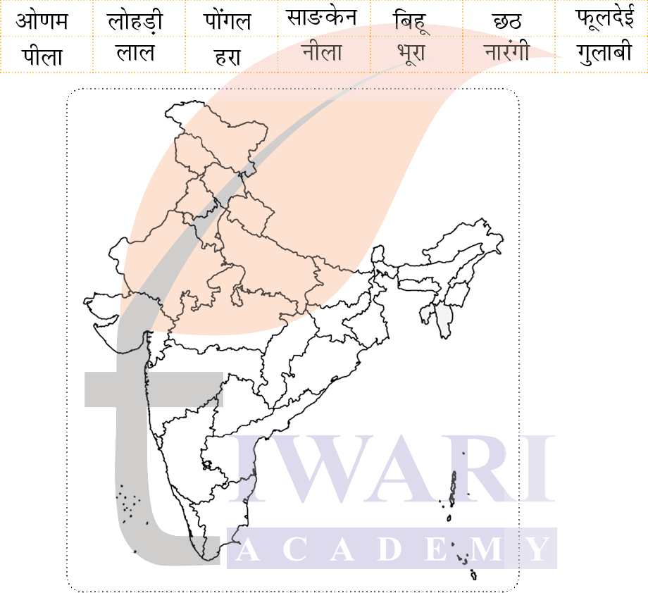 कक्षा 4 हिंदी वीणा अध्याय 8 पेज 100 - देश हमारा एक, रंग इसके अनेक